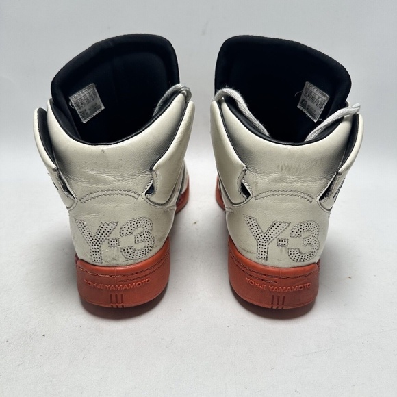 Y-3 Hayworth Yohji Yamamoto Adidas White/Red High Top Basketball Sneaker Sz 9 main image 12